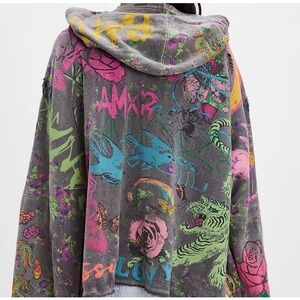 HTF Magnolia Pearl Graphics Raji Hoodie